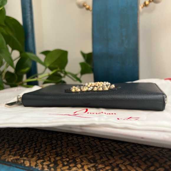 Christian Louboutin Black Embellished Wallet - Picture 12 of 12